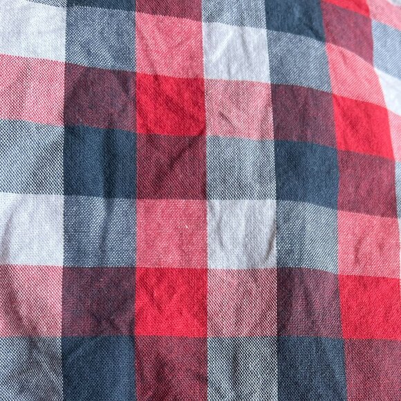 Carhartt plaid flutter-sleeve romper 6m - Picture 4 of 7